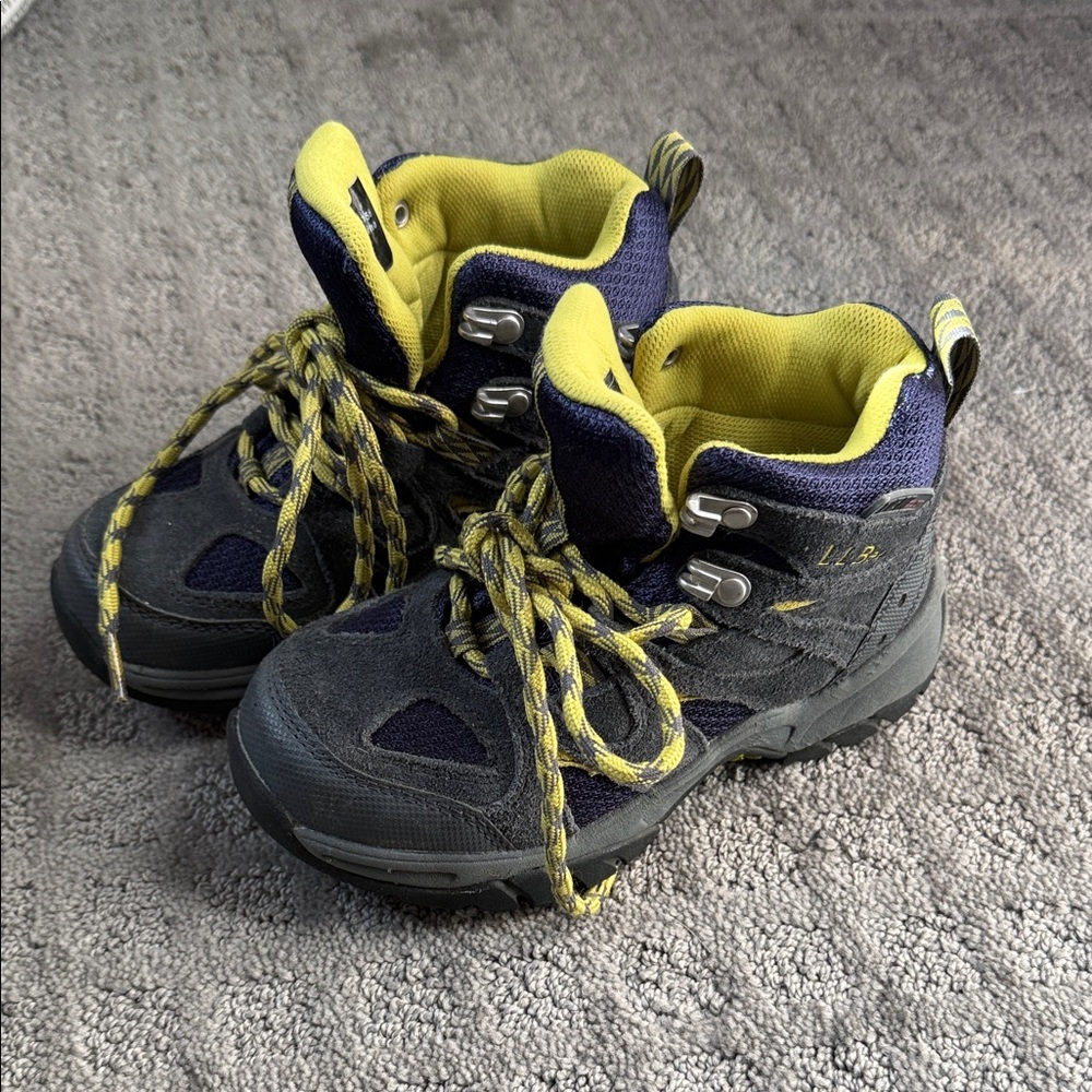 L.L. Bean Kids Boots - Black and Yellow